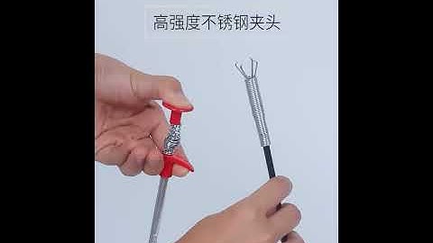 Amazing claw arm! Remove object/rubbish from narrow pipe and grab objects from unreachable place.