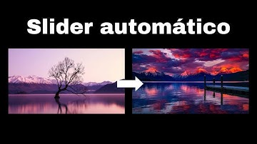 Slider automático solo con CSS y HTML