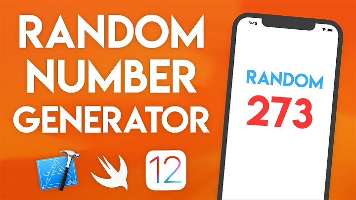 Swift 4.2 Xcode Tutorial - Random Number Generator - iOS 12 Geeky Lemon Development