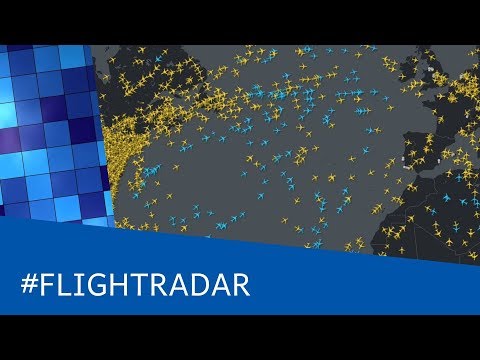 Porque o FlightRadar 24 está mostrando aviões na cor Azul?