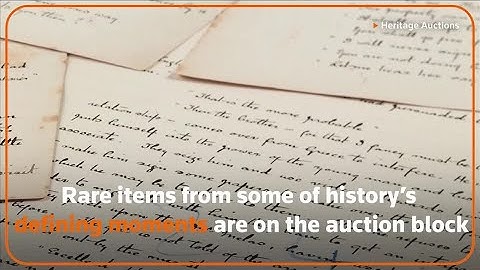 Auction offers historical lots from space and back