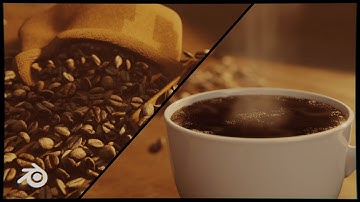 CGI Coffee Animation - Blender