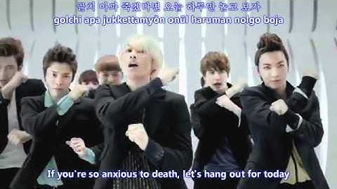 Super Junior - Mr Simple MV [english subs + romanization + hangul].flv