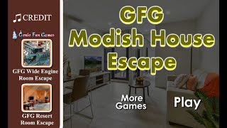 GFG Modish House Escape Walkthrough [GenieFunGames]