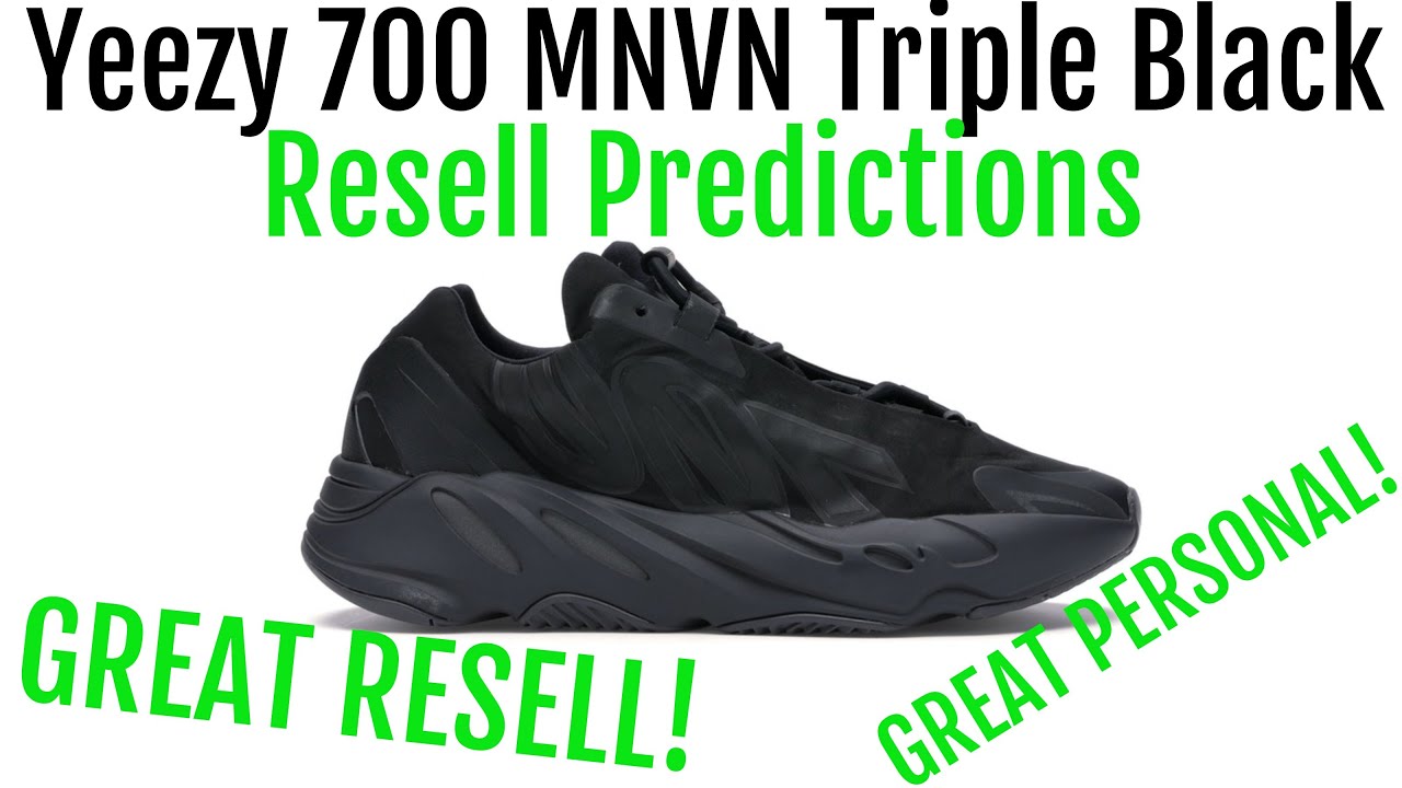 yeezy 700 utility black resell prediction