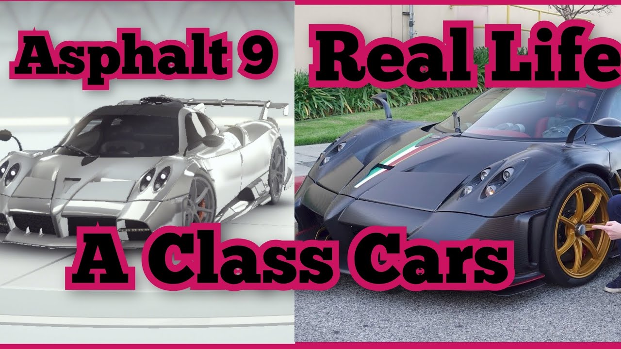 Asphalt 9 A Class Cars in Real Life! - YouTube