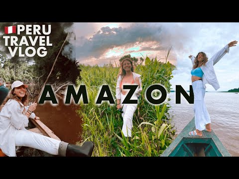 Welcome to the Peruvian AMAZON 🦥 Backpacking Peru Travel Vlog