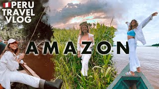 Welcome to the Peruvian AMAZON 🦥 Backpacking Peru Travel Vlog