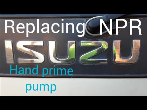 ISUZU NPR REPLACING DIESEL HAND PRIMER