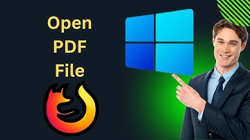 How to Open a PDF File using Mozilla Firefox Browser on Windows 10 | GearUpWindows Tutorial