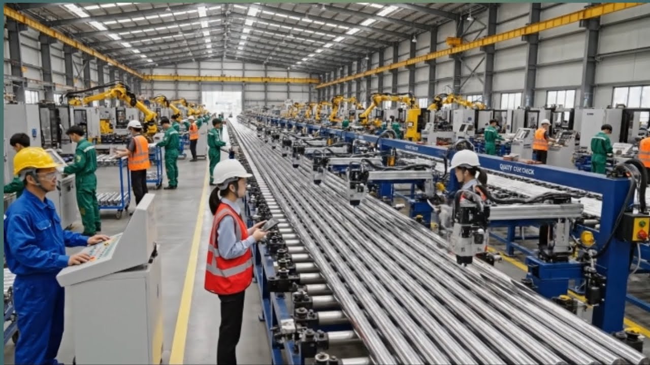 Rod Factory Inside a Billion-Dollar Steel Rod Factory – Complete Production Line ...