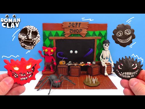 Monsters DOORS Hotel Update 😬 Roblox figure from plasticine. Clay. How to.  DIY in 2023