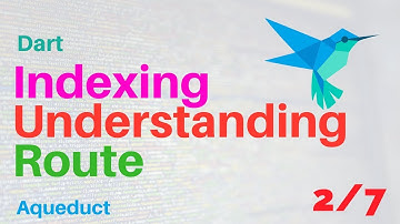 Dart: Indexing Understanding Routes | 2/7 | Aqueduct  | Backend Course