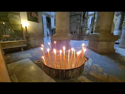 Lighting candles for you near the tomb of Jesus in Jerusalem and reading Psalms 23 in Hebrew