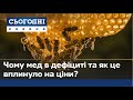 Мед у дефіциті – як це вплине на ціни?