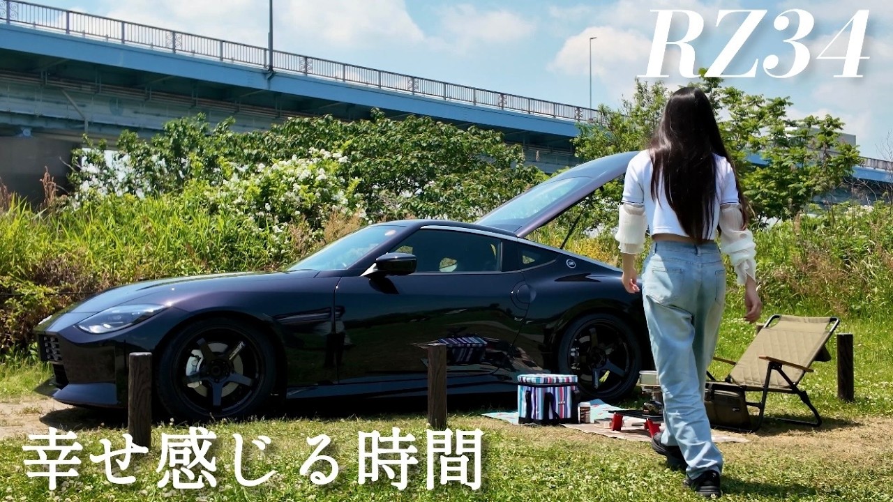 RZ34] A sports car enthusiast's lazy camping trip | Tea and snacks