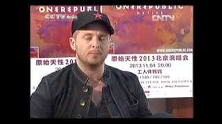 OneRepublic: interview with CCTV