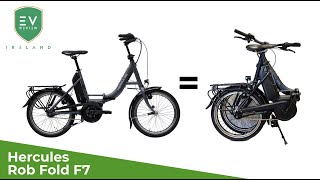 Hercules Rob Fold F7 Electric Bicycle- Full Review of this Folding e-bike,  Perfect for Commuters! - YouTube