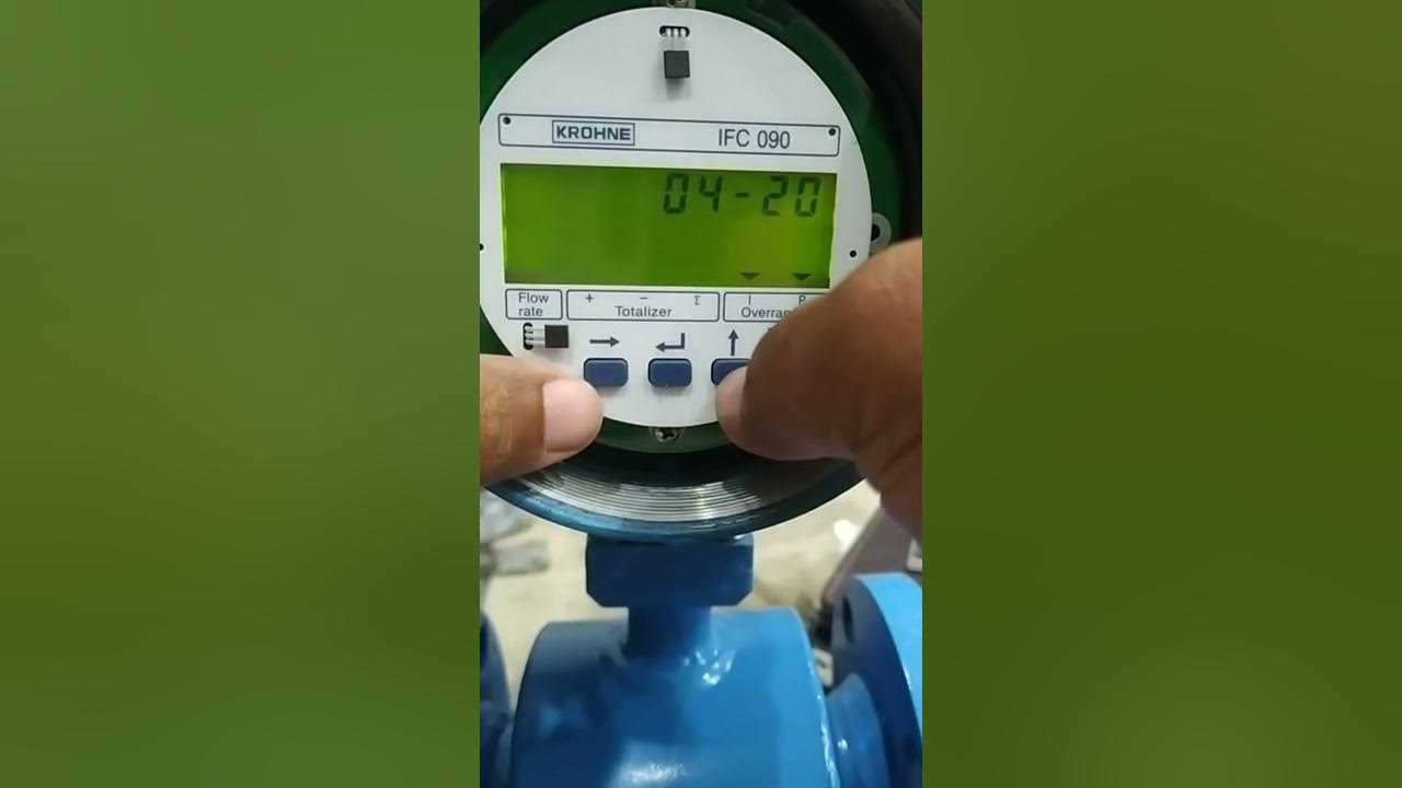 KROHNE IFC 090 FLOW METER CONFIGURATION, PARAMETERS
