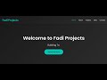 HTML & CSS & JavaScript Website Build – Clean Portfolio Design (Timelapse)