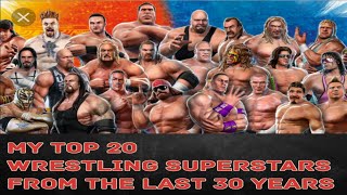 ASMR/WWE CHAT-MY TOP 20 WRESTLING SUPERSTARS FROM MY LIFETIME*WHISPERED/SOFT SPOKEN* screenshot 5
