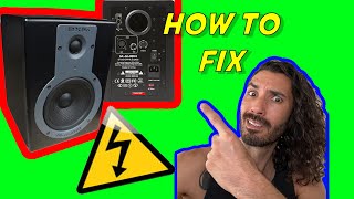 How to fix an M Audio BX5a speaker with a bad capacitor