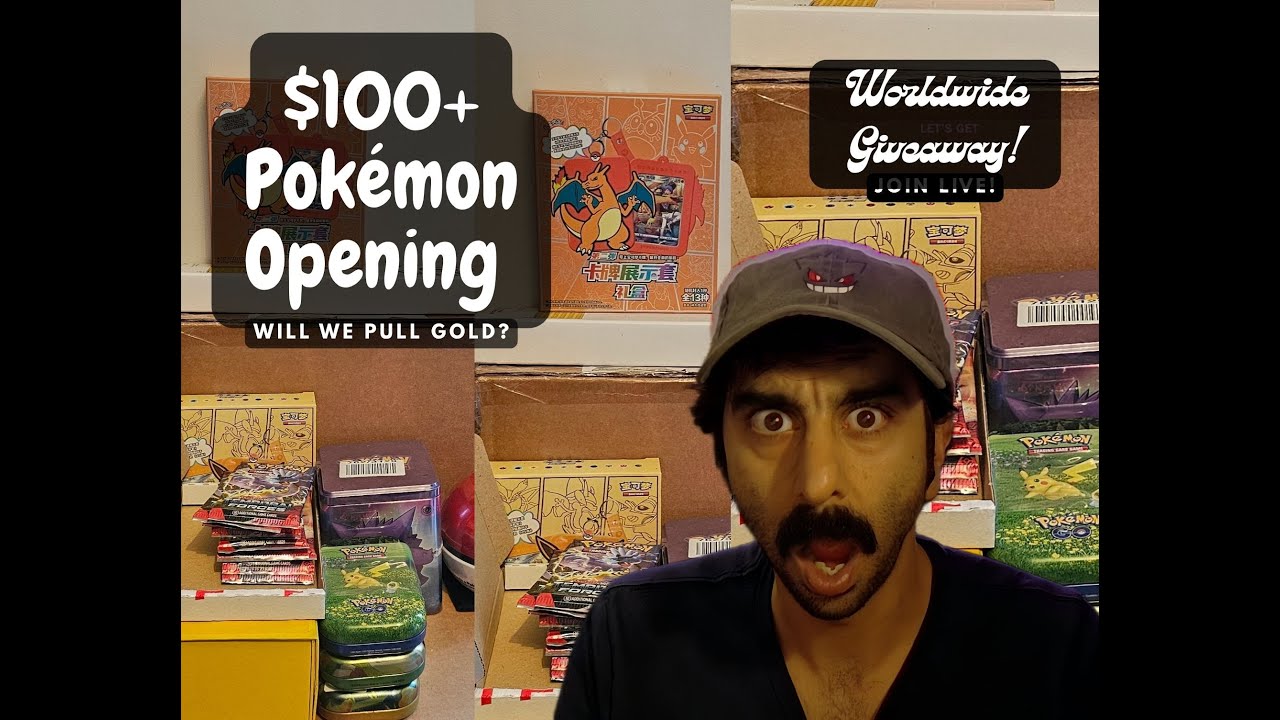 🚨$100+ Pokémon Cards OPENED LIVE! 🌍WORLDWIDE Giveaway🎁 Will We Pull a Card Worth MORE Than the Box?! 🚨$100+ Pokémon Cards OPENED LIVE! 🌍WORLDWIDE Giveaway🎁 Will We Pull a Card Worth MORE Than the Box?!