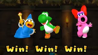 Mario Party 9 - Kamek Vs Yoshi Vs Birdo Vs Shy Guy Master Difficulty| Cartoons Mee