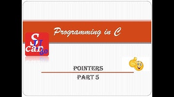 Pointers in C  Part 5  Pointers and Functions[Malayalam] EST 102 Programming in C