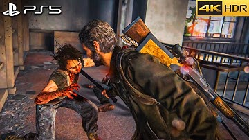 The Last of Us Part 1 Remake PS5 - Aggressive Gameplay / University (Grounded No Damage) 4K / 60FPS