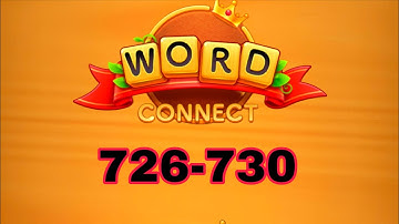 WORD CONNECT level 726 727 728 729 730