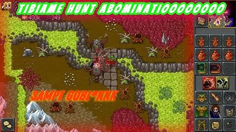 TibiaME Hunting abom otw gas Smpe Kill 100K