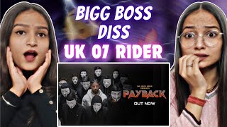 Payback | Bigg Boss Diss-Track | The UK07 Rider X S4chin Musix | Reactions Hut |