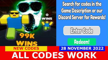 *ALL CODES WORK* [NEW ] DOORS Race Clicker ROBLOX | November 28, 2022