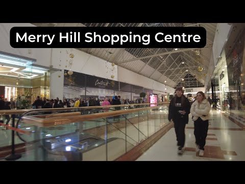 MERRYHILL SHOPPING CENTRE VIRTUAL WALK Part 1 | TOWN AND CITY WALKS