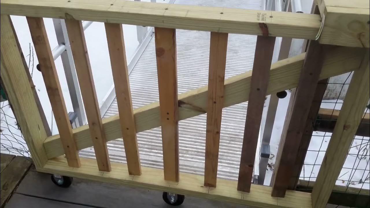 DIY Sliding Deck Gate for Handicap Ramp. YouTube