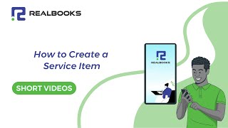 How to Create a Service Item - RealBooks | Online Accounting Software screenshot 4