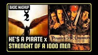 345 - Pirates of the carribean - He's a pirate x 2 steps from hell - Strenght of a 1000 men Mashup