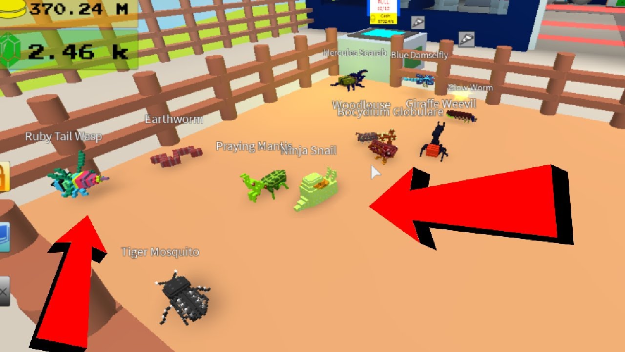 How To Get All Bug Army Creatures In Creature Tycoon All 34 Youtube - roblox creatures tycoon all creatures