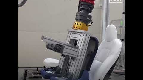 Tesla seat testing by Giant Robot