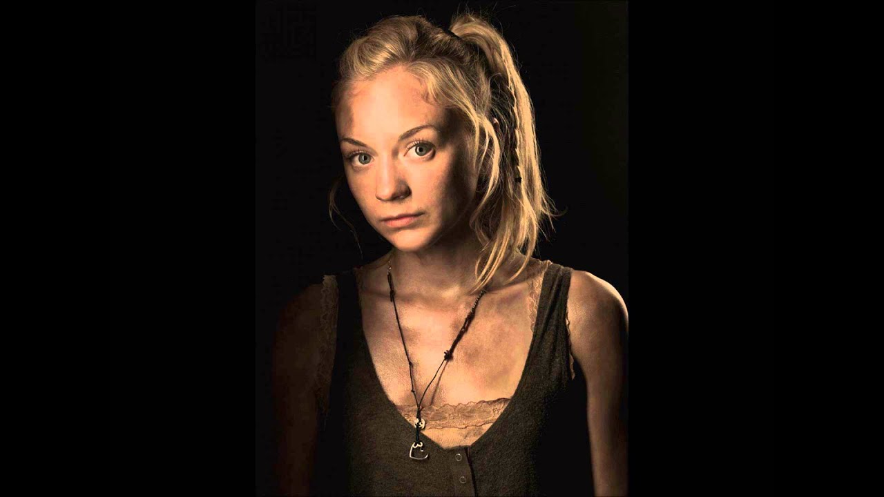 Hold on - Emily Kinney (Beth Greene).