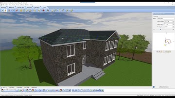 Creating Roof Surfaces in Envisioneer BIM software.