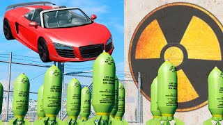 EXPERIMENT - Cars vs Nuclear Bombs #20 - BeamNG Drive | CrashTherapy