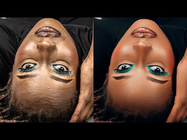 HOW to SKIN RETOUCH using FREQUENCY SEPARATION 16bit in less than 15Minutes Photoshop Tutorial (BVB) class=