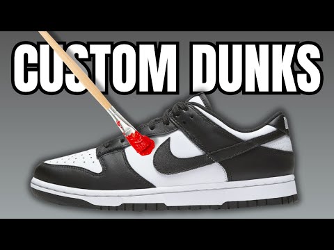 I Made A Pair Of Custom Nike Panda Dunk Lows!!!! 🎨👟