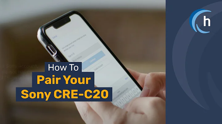 How to setup Sony CRE-C20 hearing aids via app | hear.com