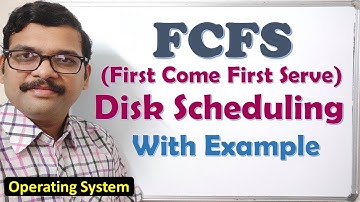 FCFS Disk Scheduling Algorithm Explained in Operating System | First Come First Serve Algorithm | OS