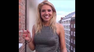 Blondie on balcony
