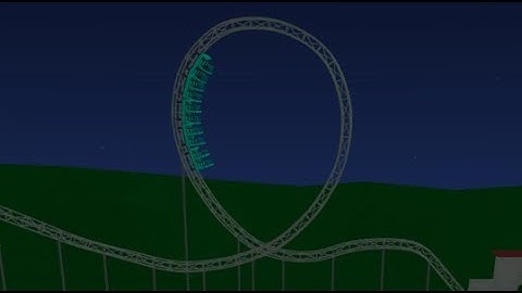 ROBLOX Theme Park Tycoon 2 | How to build a loop the loop in Theme Park Tycoon 2! (Revamped)