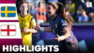 England vs Sweden | Highlights | U17 Women's European Championship 08052024